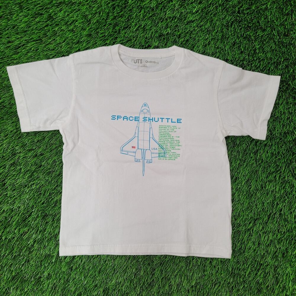 UNIQLO x NASA Baby-Tee Shirt Womens 2XS 14x18 Crop